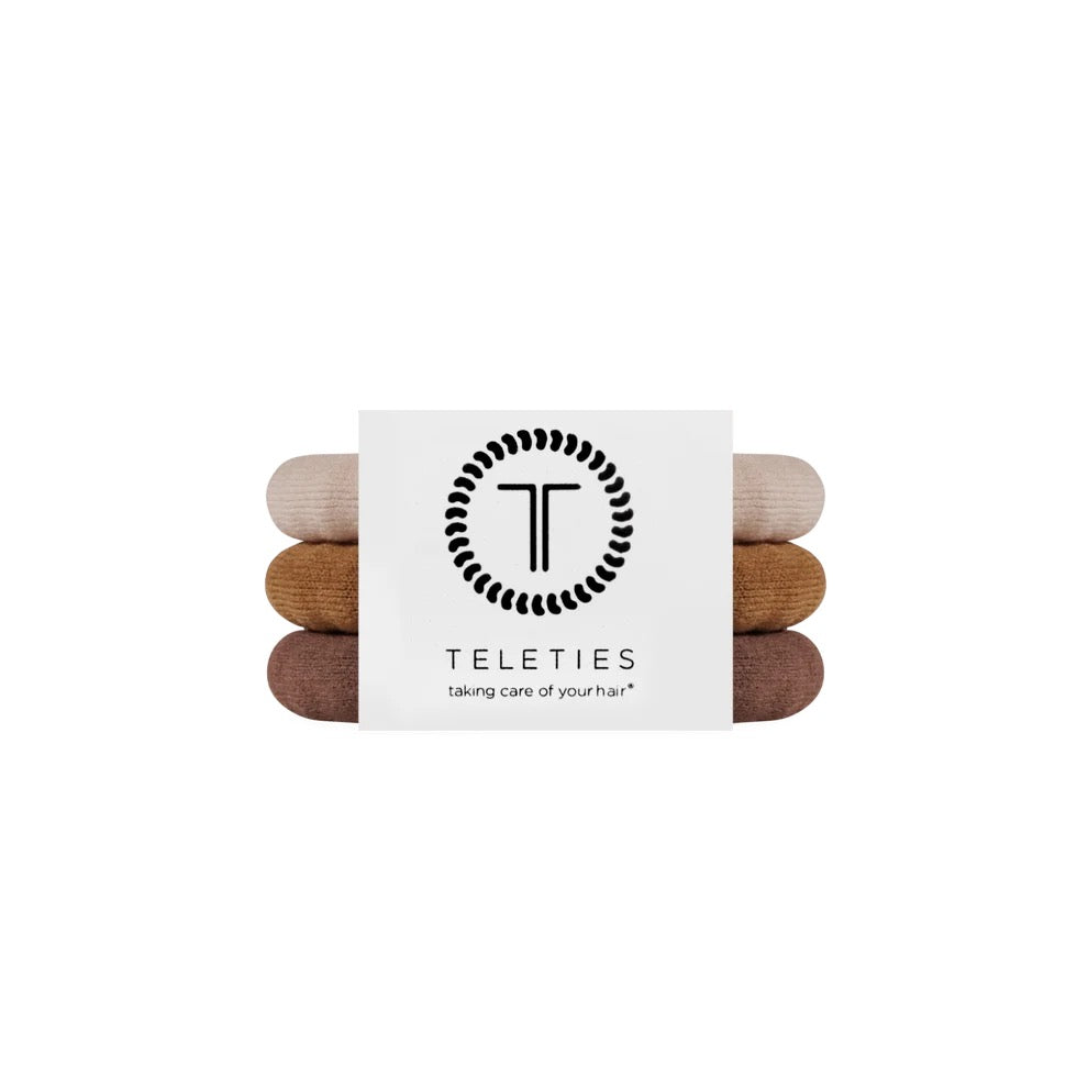 Espresso Yourself Small Nylon Hair Ties by Teleties