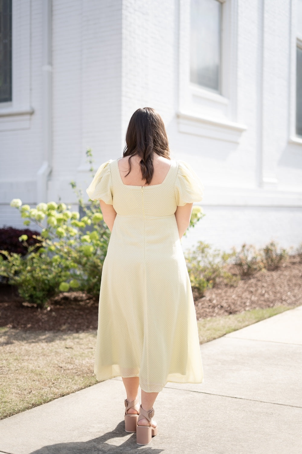 Pistachio Knot Front Dress