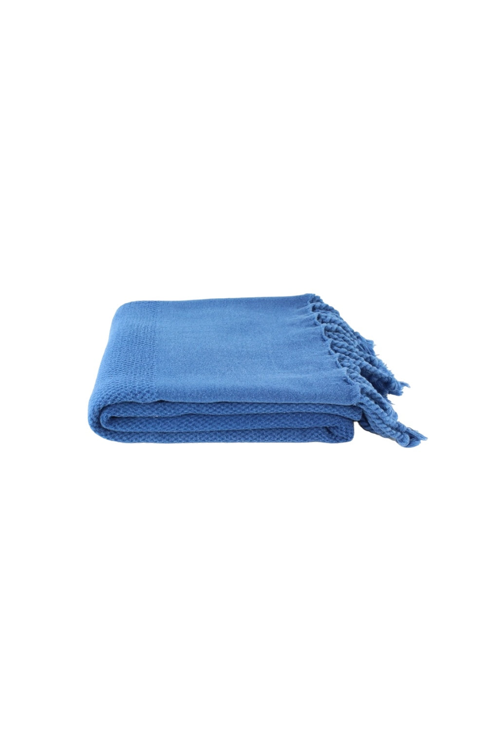 Premium Stone Washed Turkish Towel in Denim Blue