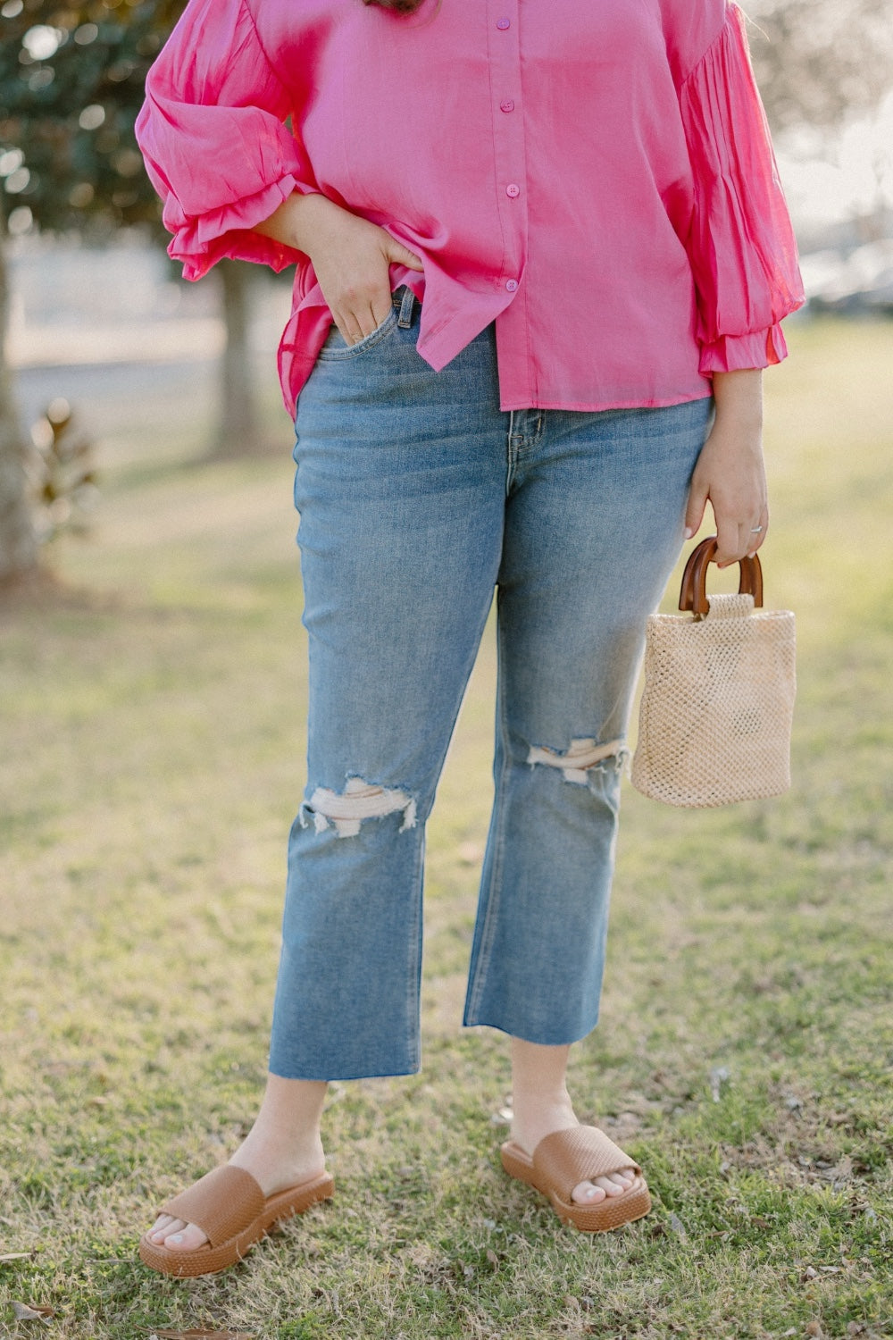 Bella Midwash High Rise Crop Flare by Vervet (0-22)