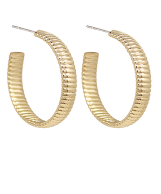 Omega Chain Shape Hoops
