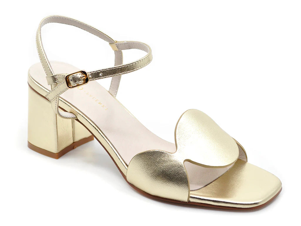 Sphere in Gold Metallic Leather by Koko + Palenki