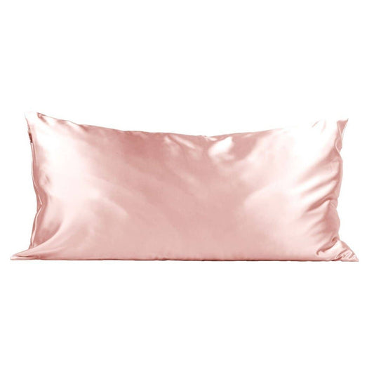 King Satin Pillowcase in Blush by Kitsch