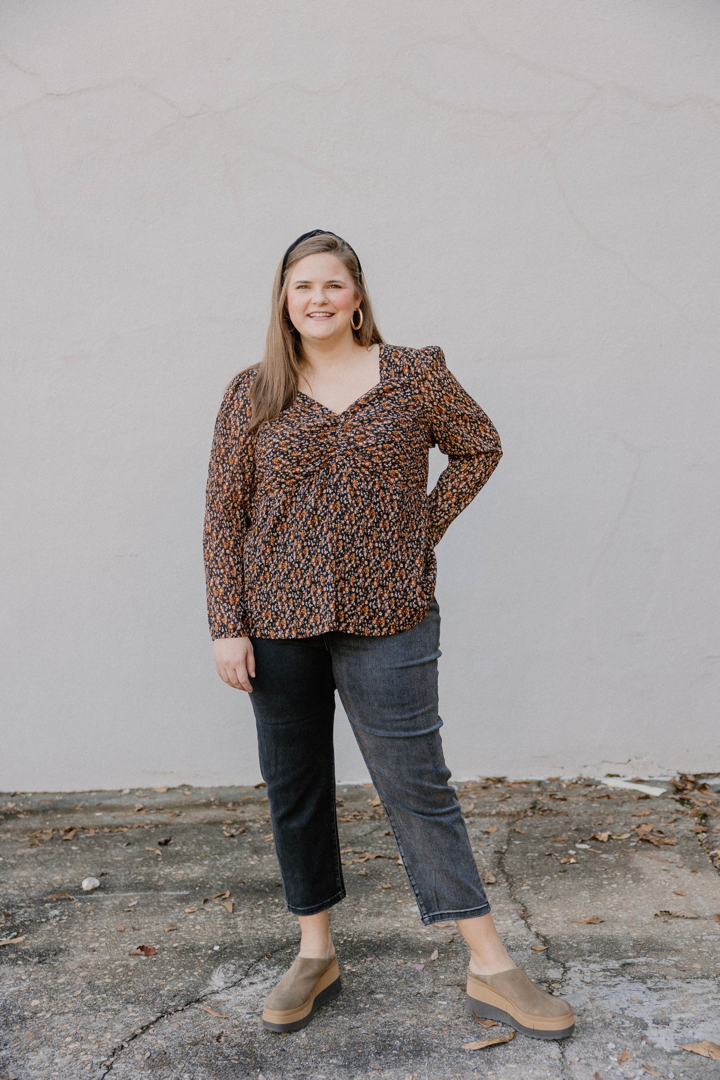 Robin Floral Print Top (Sizes XS-3XL)