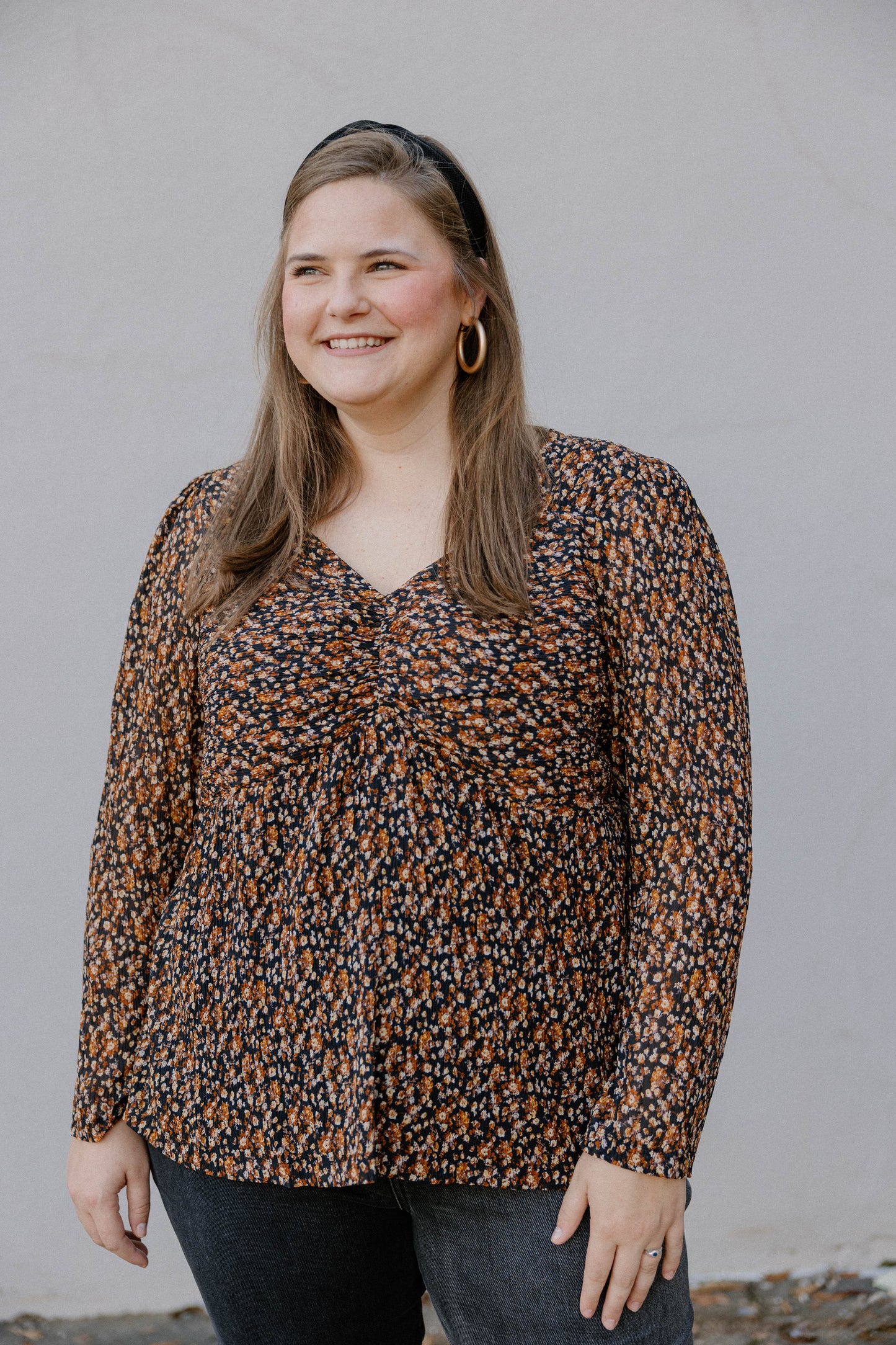 Robin Floral Print Top (Sizes XS-3XL)