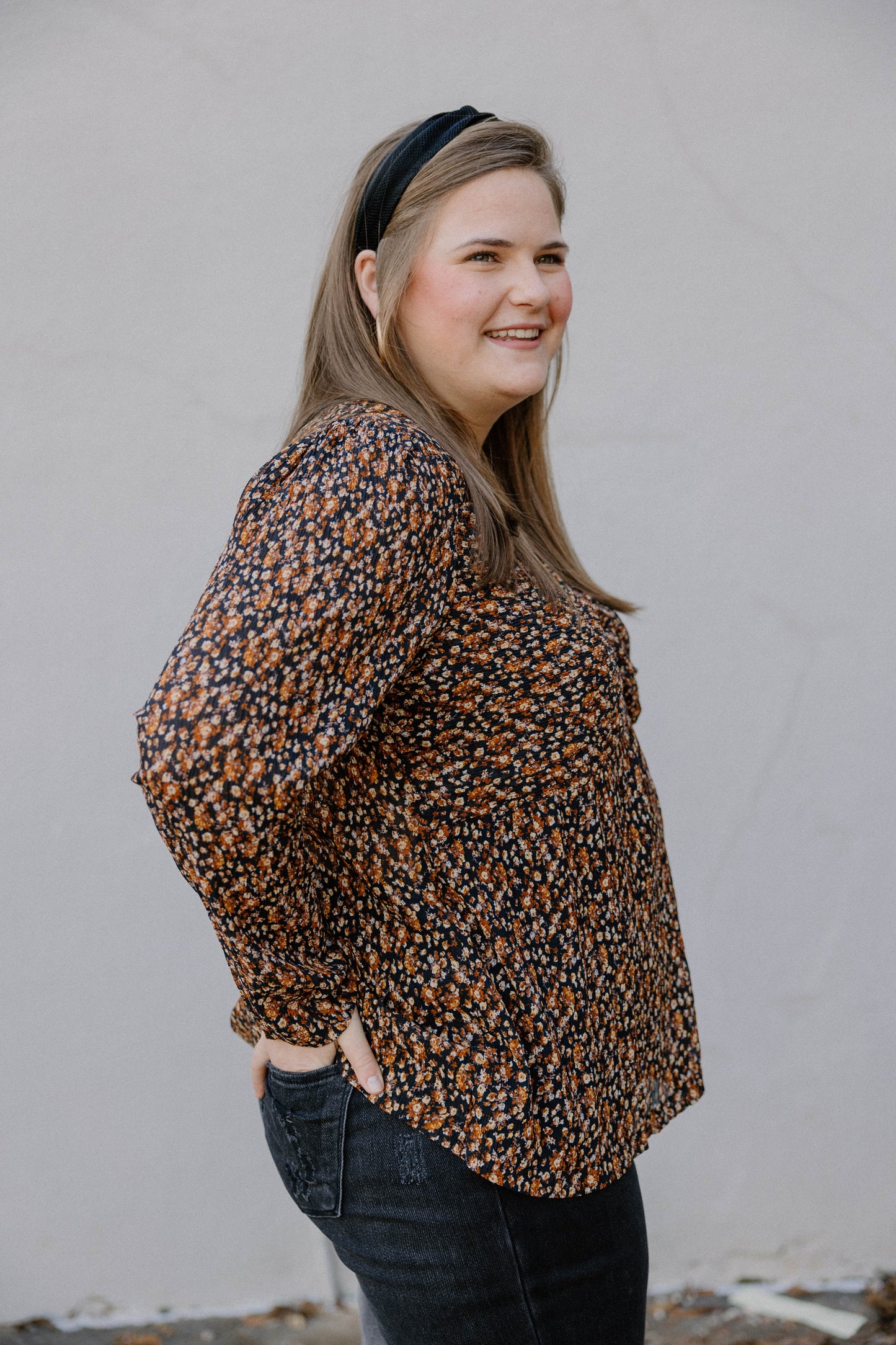 Robin Floral Print Top (Sizes XS-3XL)