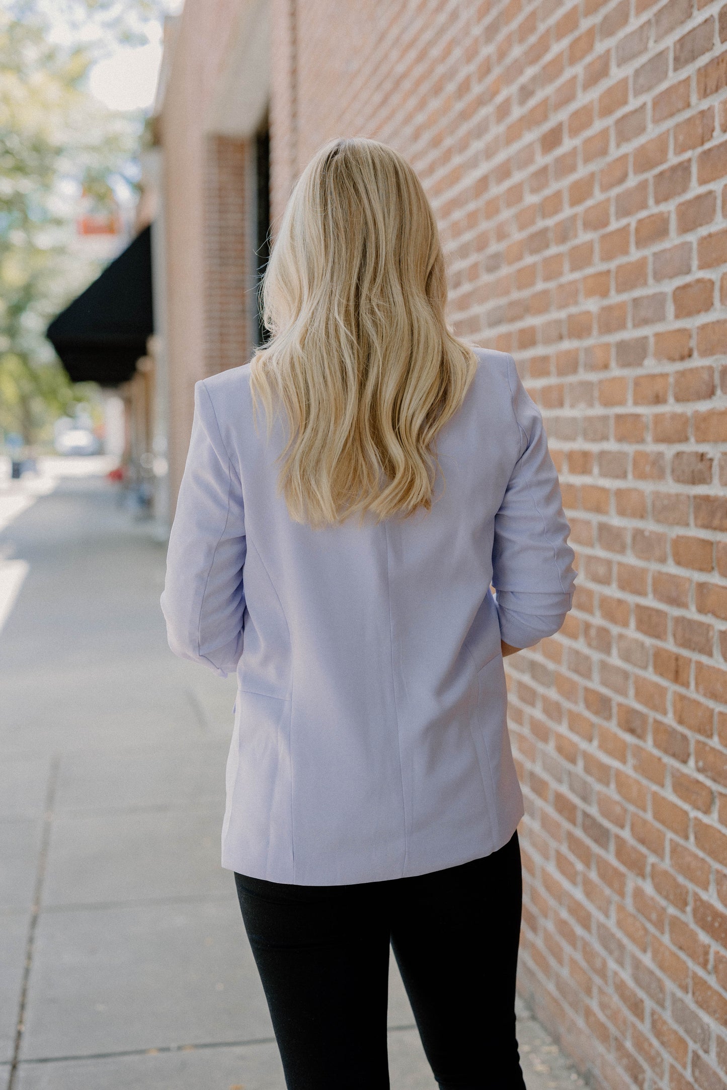 Maggie Open Front Blazer in Lavender (S-3XL)