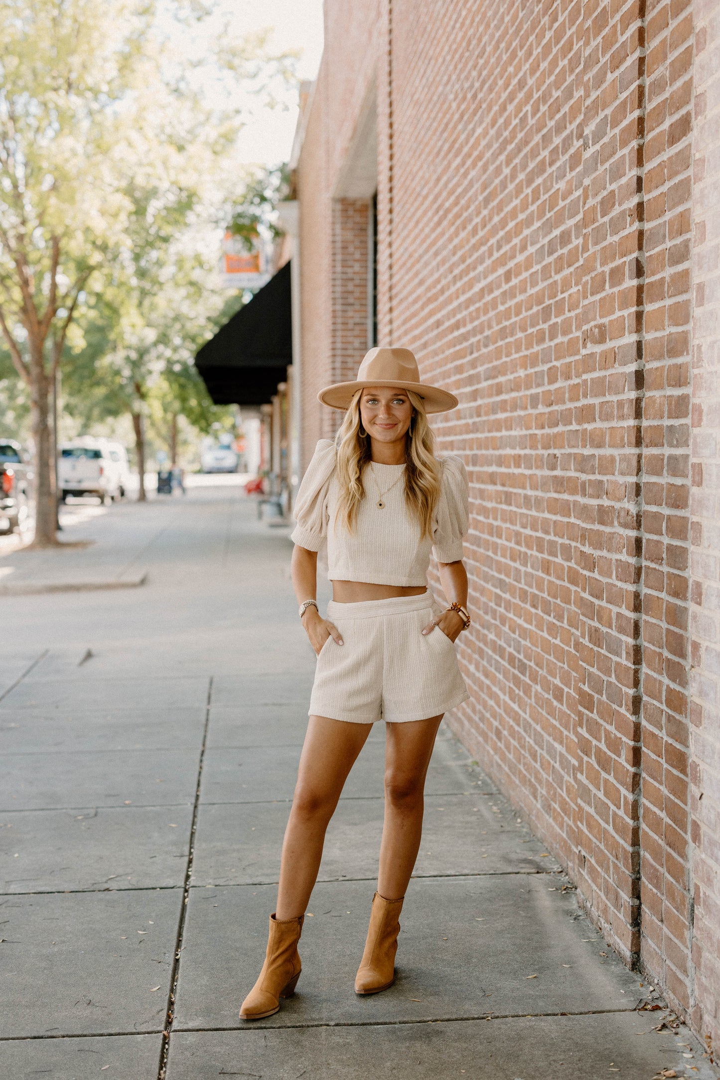 Grace Textured Shorts
