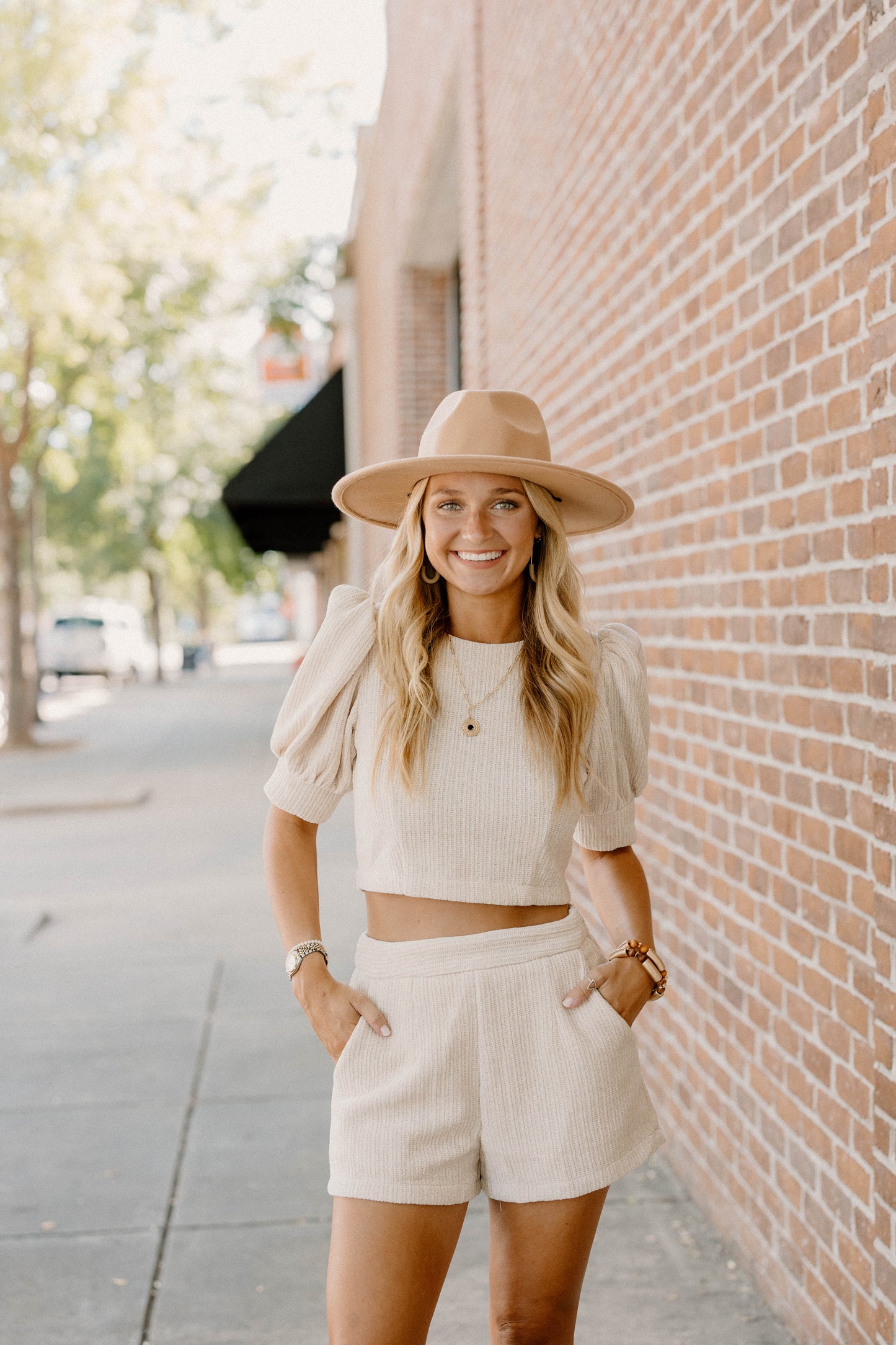 Grace Textured Shorts