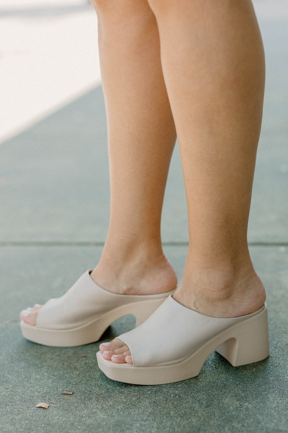 Faye Platform Heel in Nude by Matisse