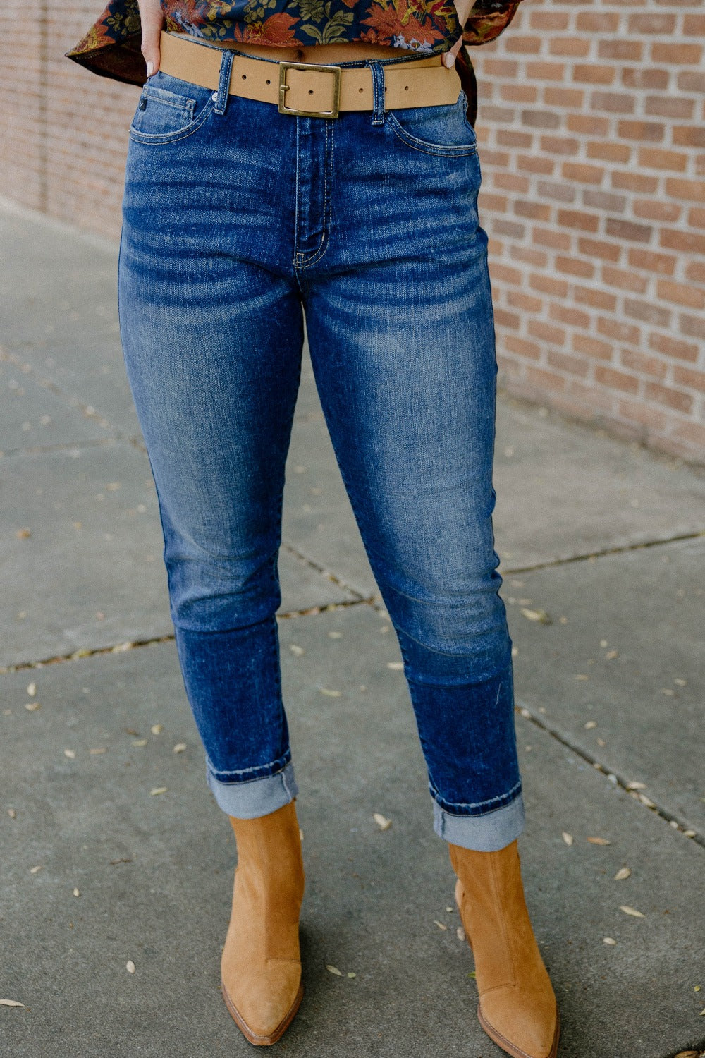 Deb High Rise Straight Leg Jeans by KanCan (Sizes 2-14)