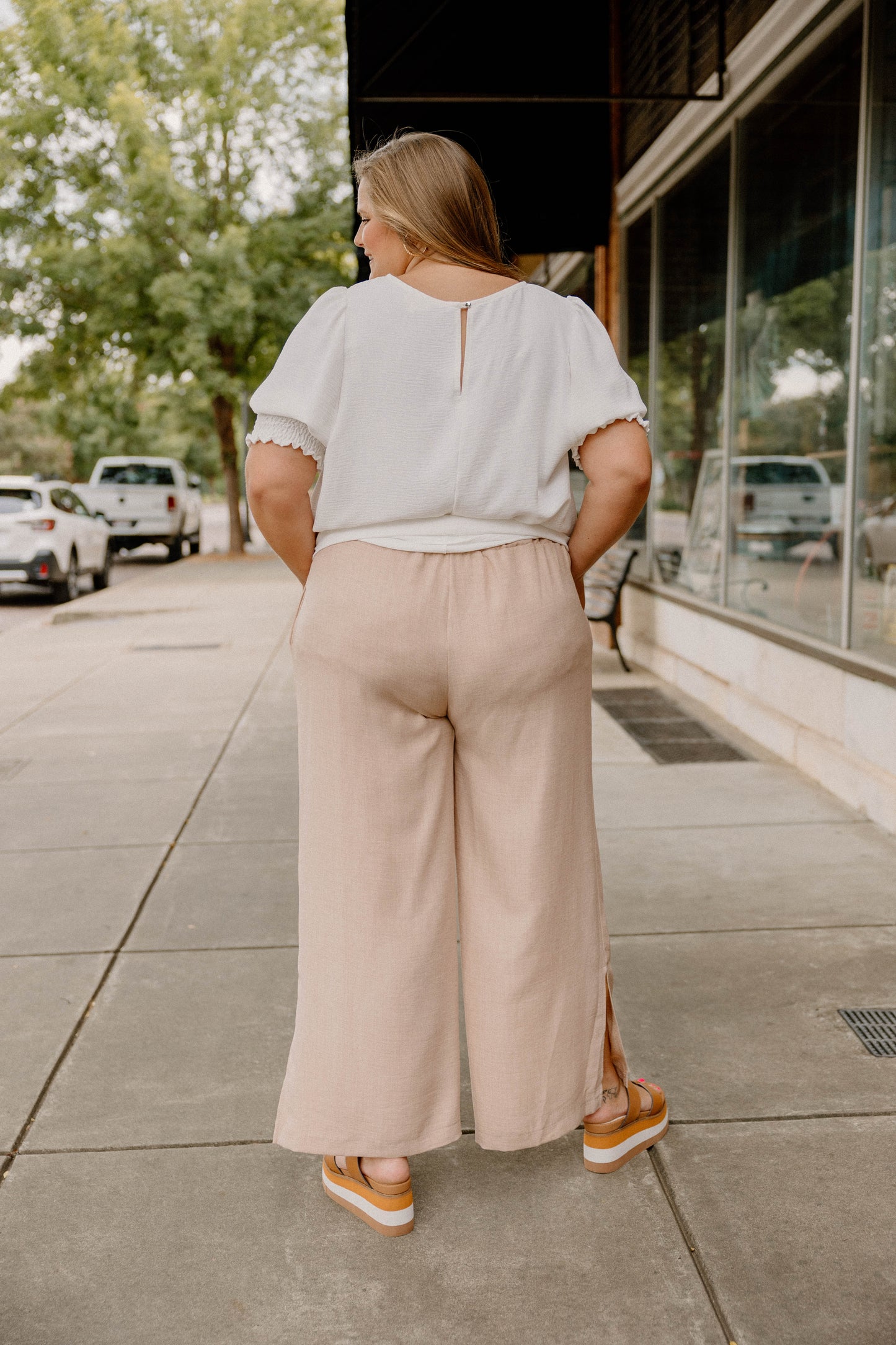 Jana Lightweight Taupe Pants