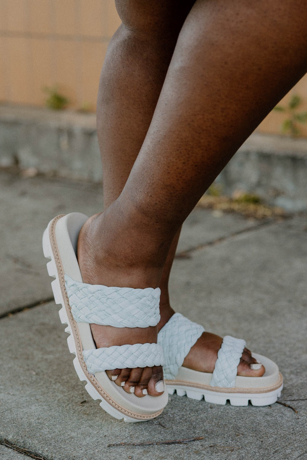 Denice in Ice Leather
