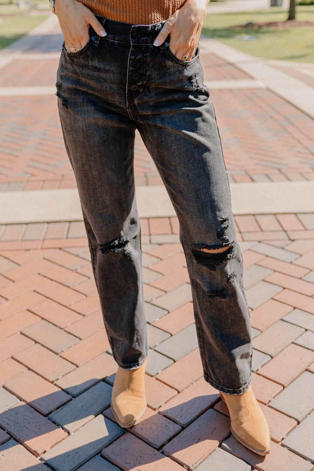 Lynne Ultra High Rise Straight Jeans by KanCan (Size 2-16)
