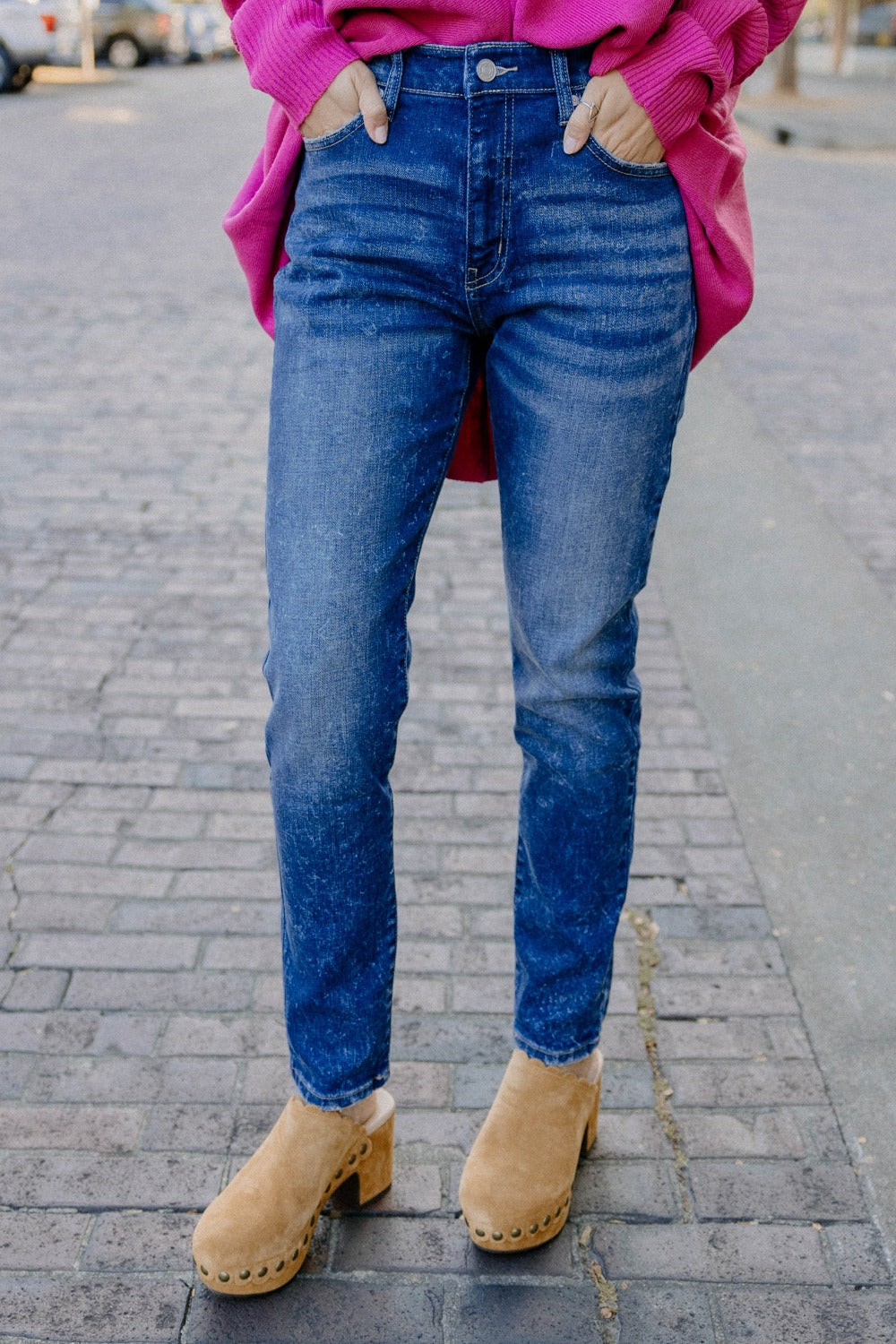 Deb High Rise Straight Leg Jeans by KanCan (Sizes 2-14)