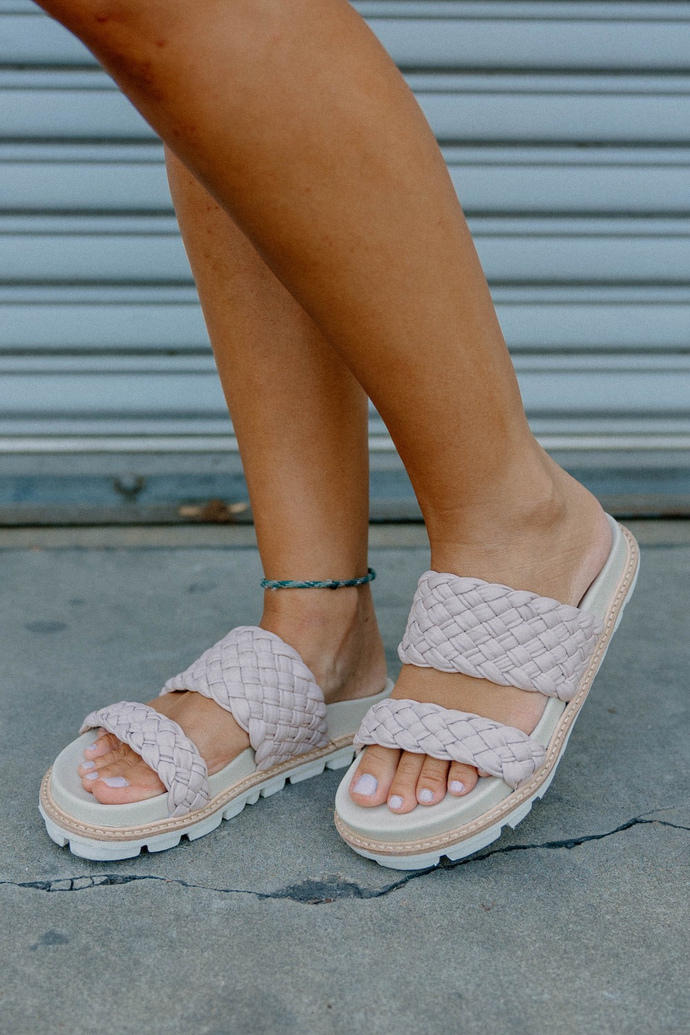 Denice in Light Rose Leather