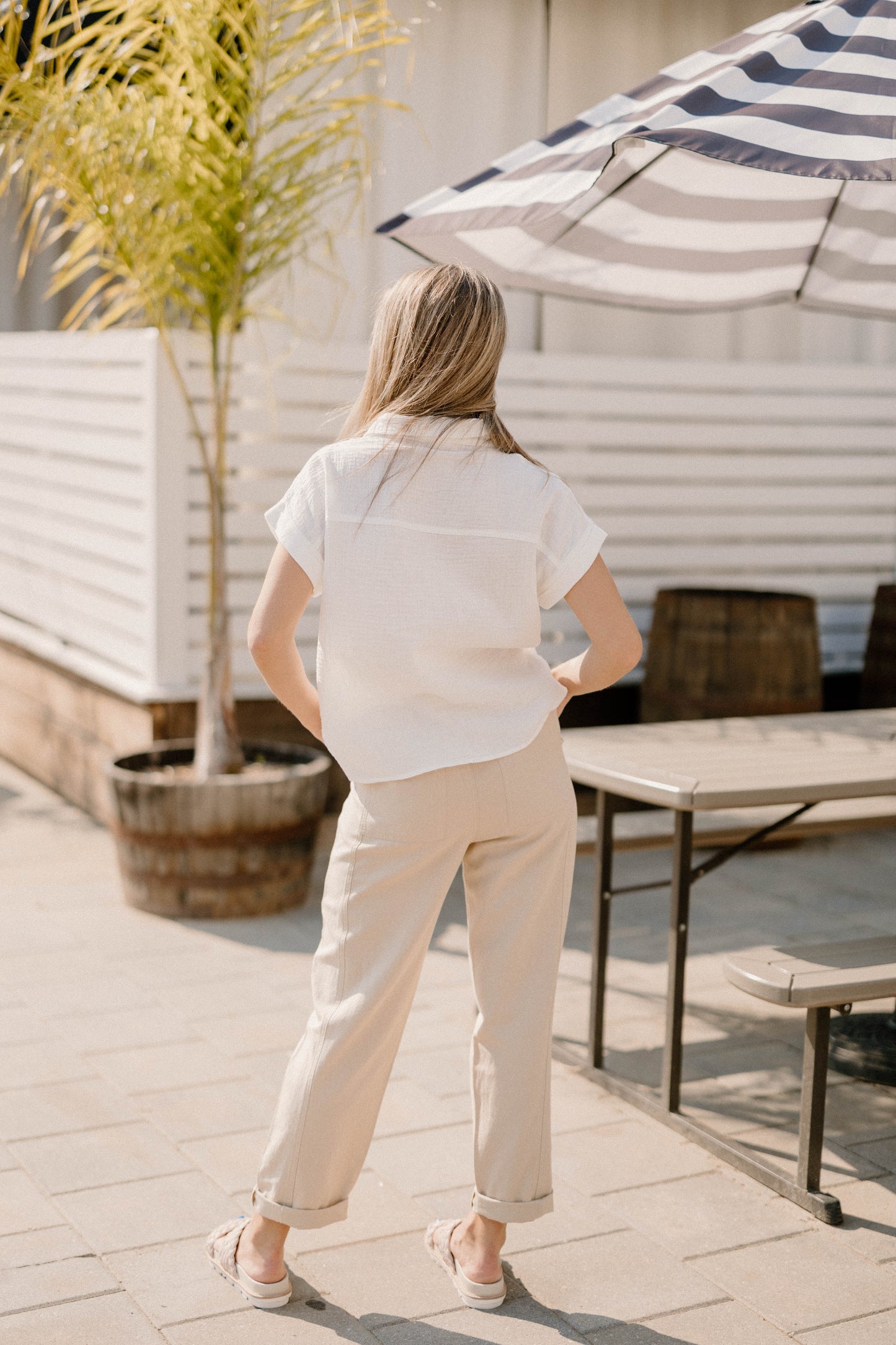 Merideth Lightweight Drawstring Pants