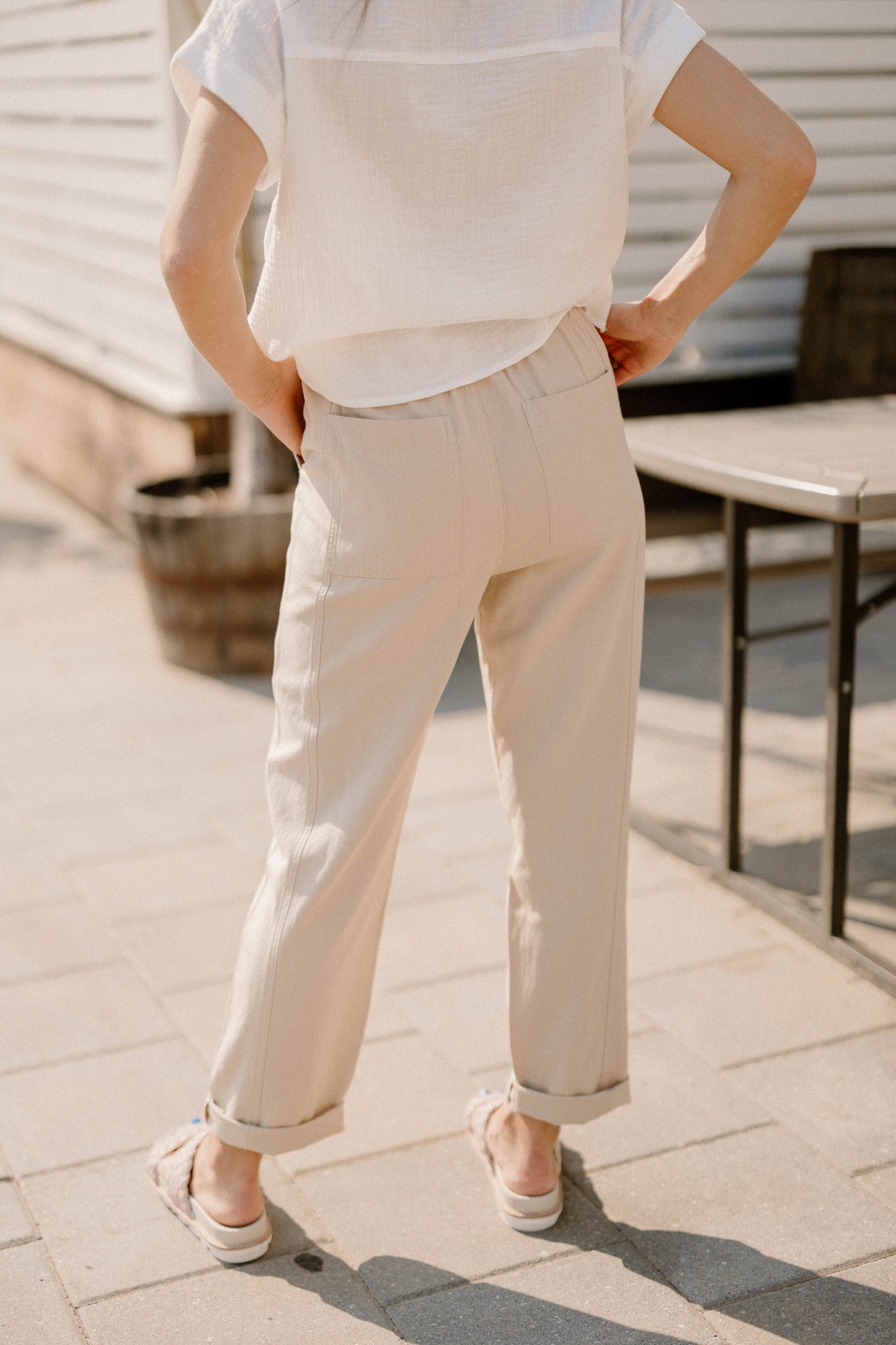 Merideth Lightweight Drawstring Pants