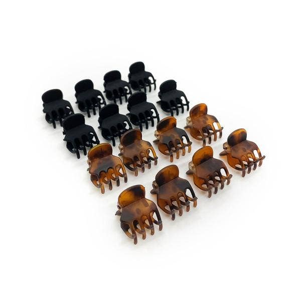 KITSCH - Mini Classic Claw Clips 16pc - Recycled Plastic