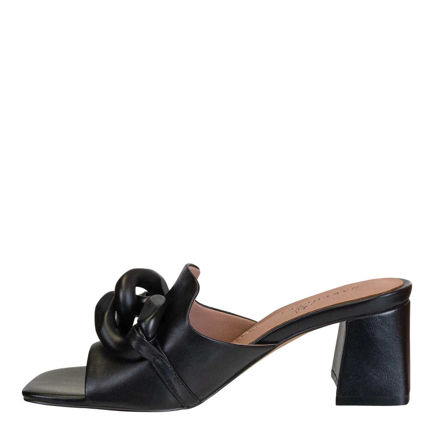 Coterie in Black Heeled Sandals by Naked Feet
