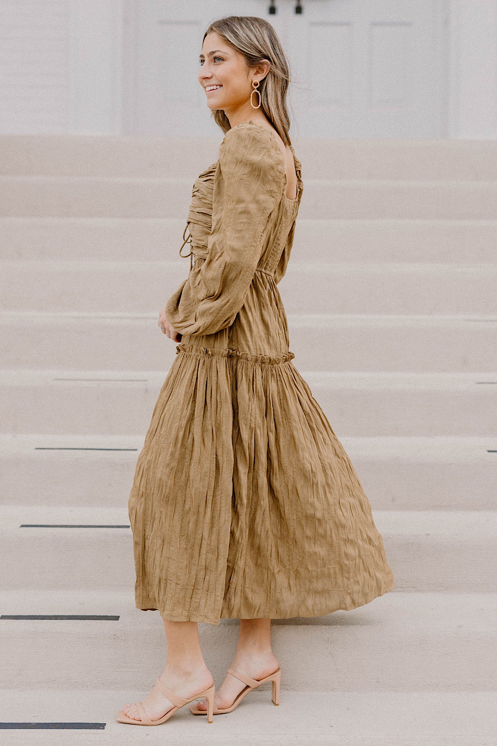 Robin Lt Olive Maxi Dress