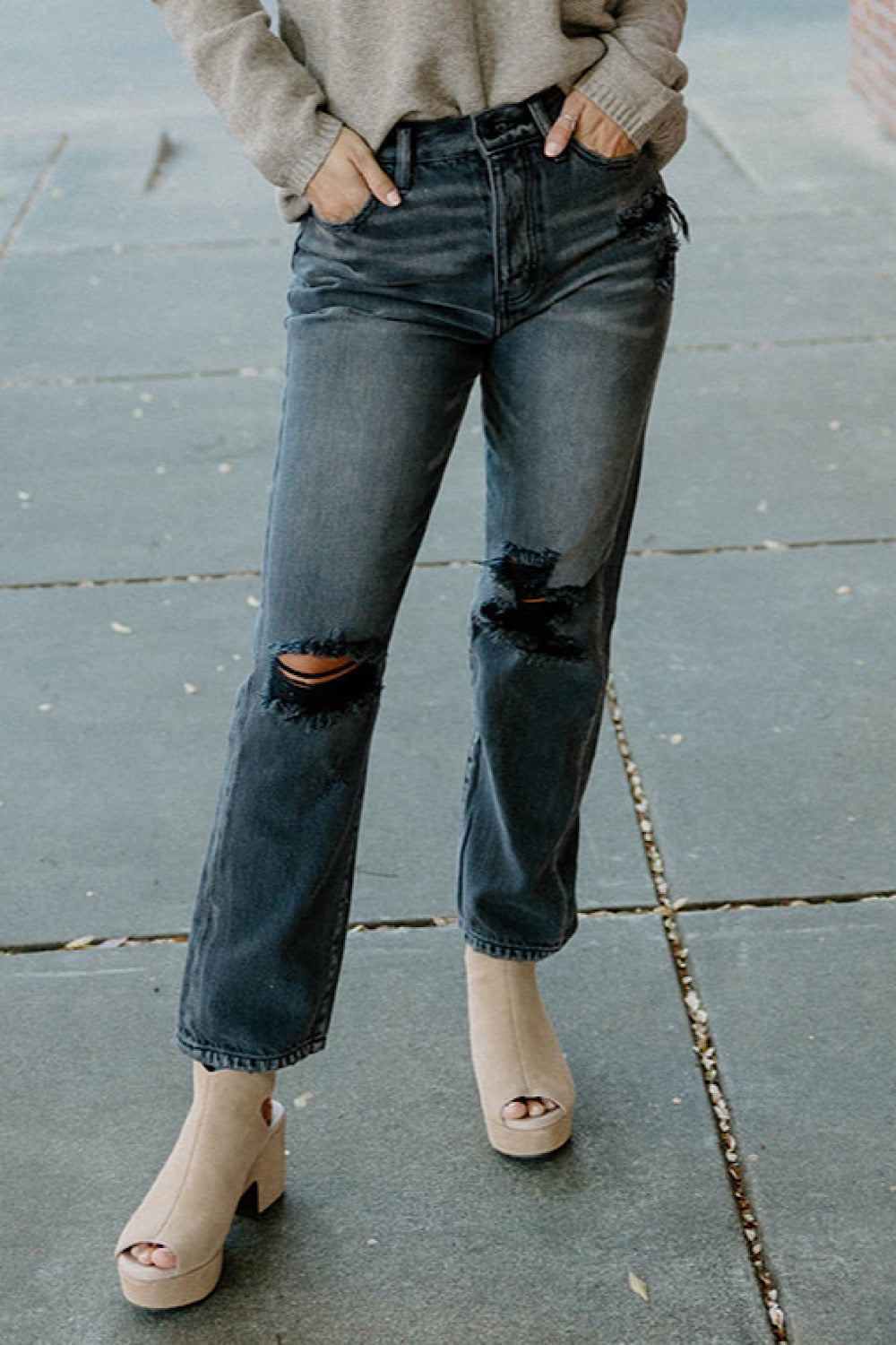 Lynne Ultra High Rise Straight Jeans by KanCan (Size 2-16)