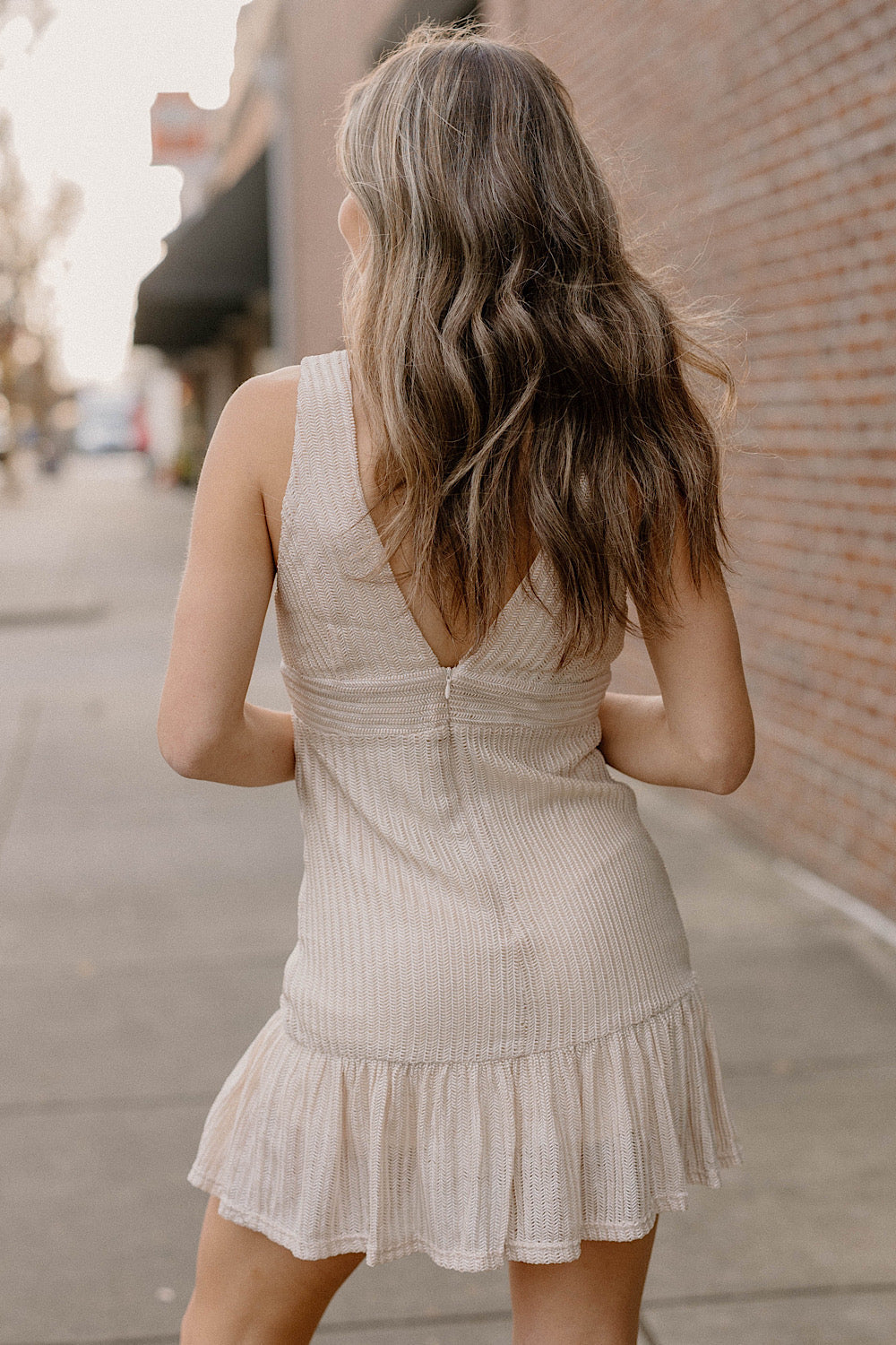 Eva Elegant V-Neck Dress