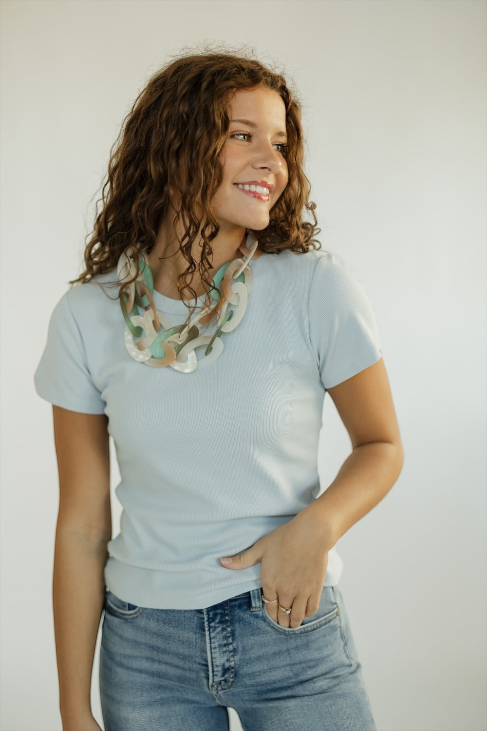 The Miller Top in Blue