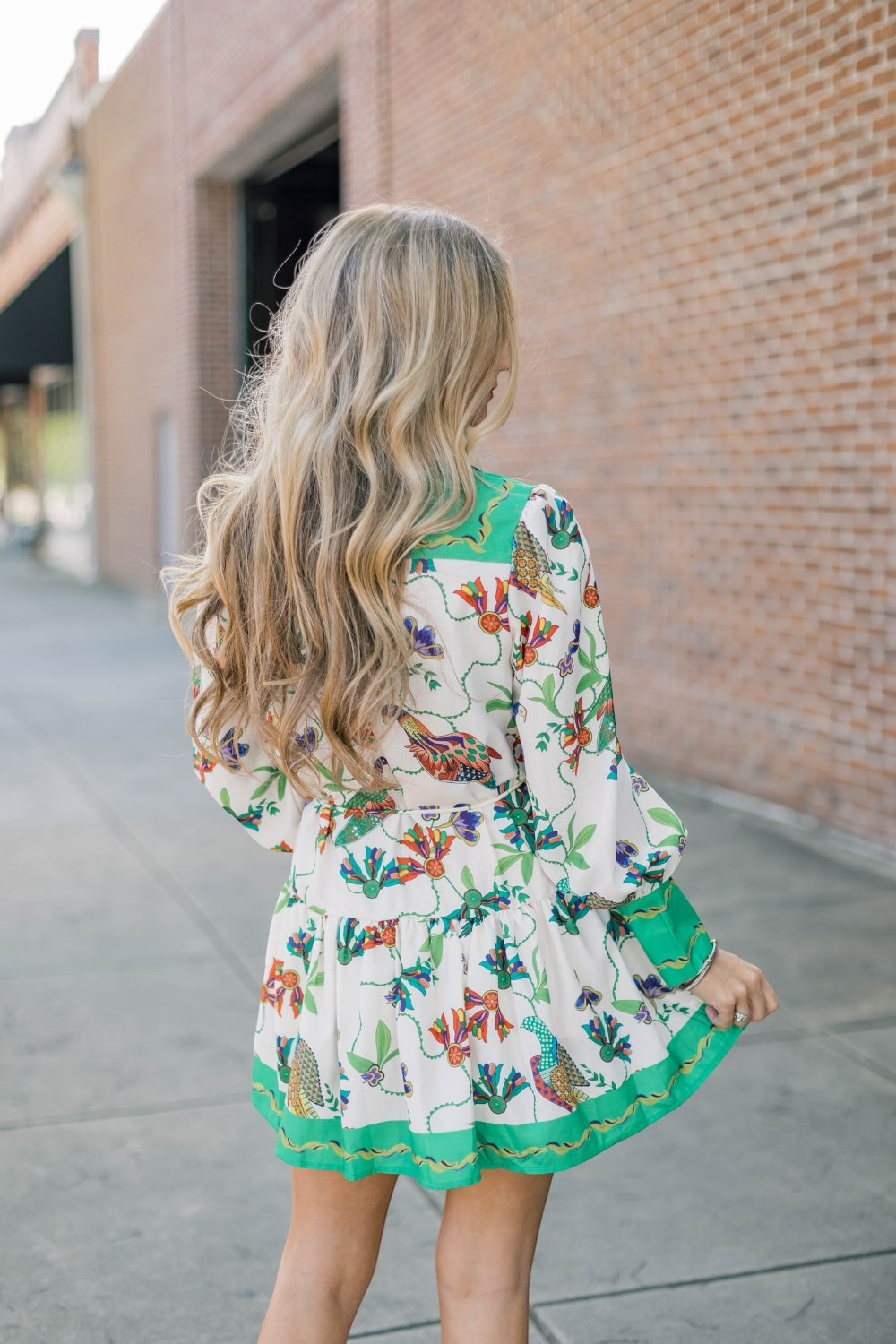 Emmie Print Button Up Dress (S-2XL)