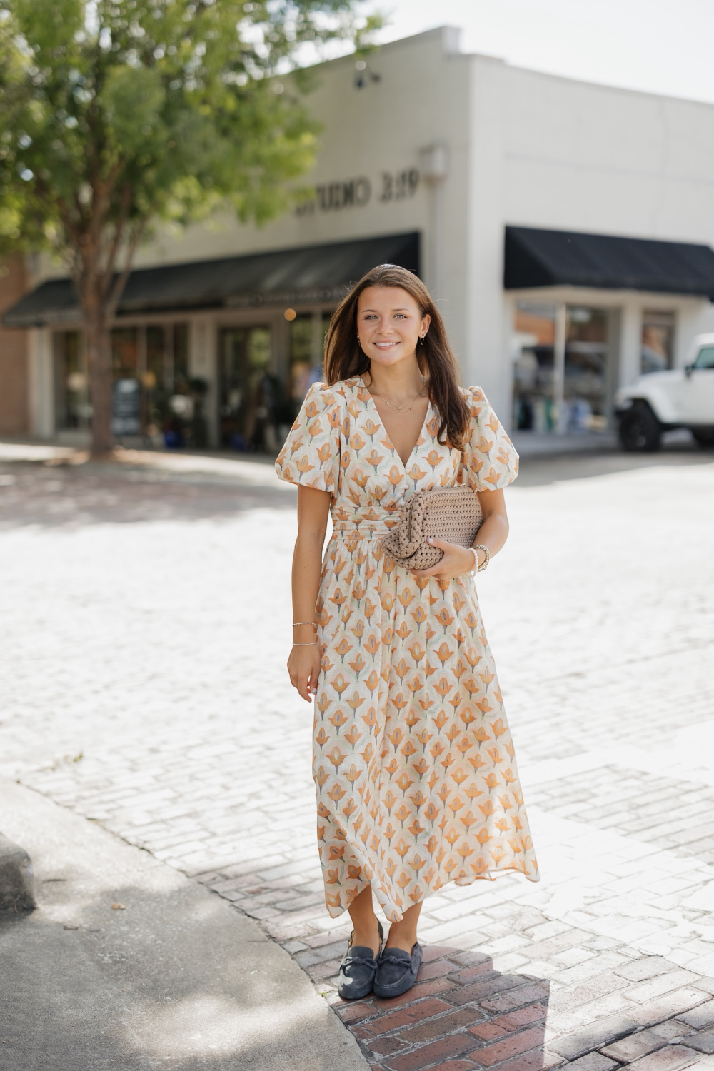 Petal Glow Maxi Dress