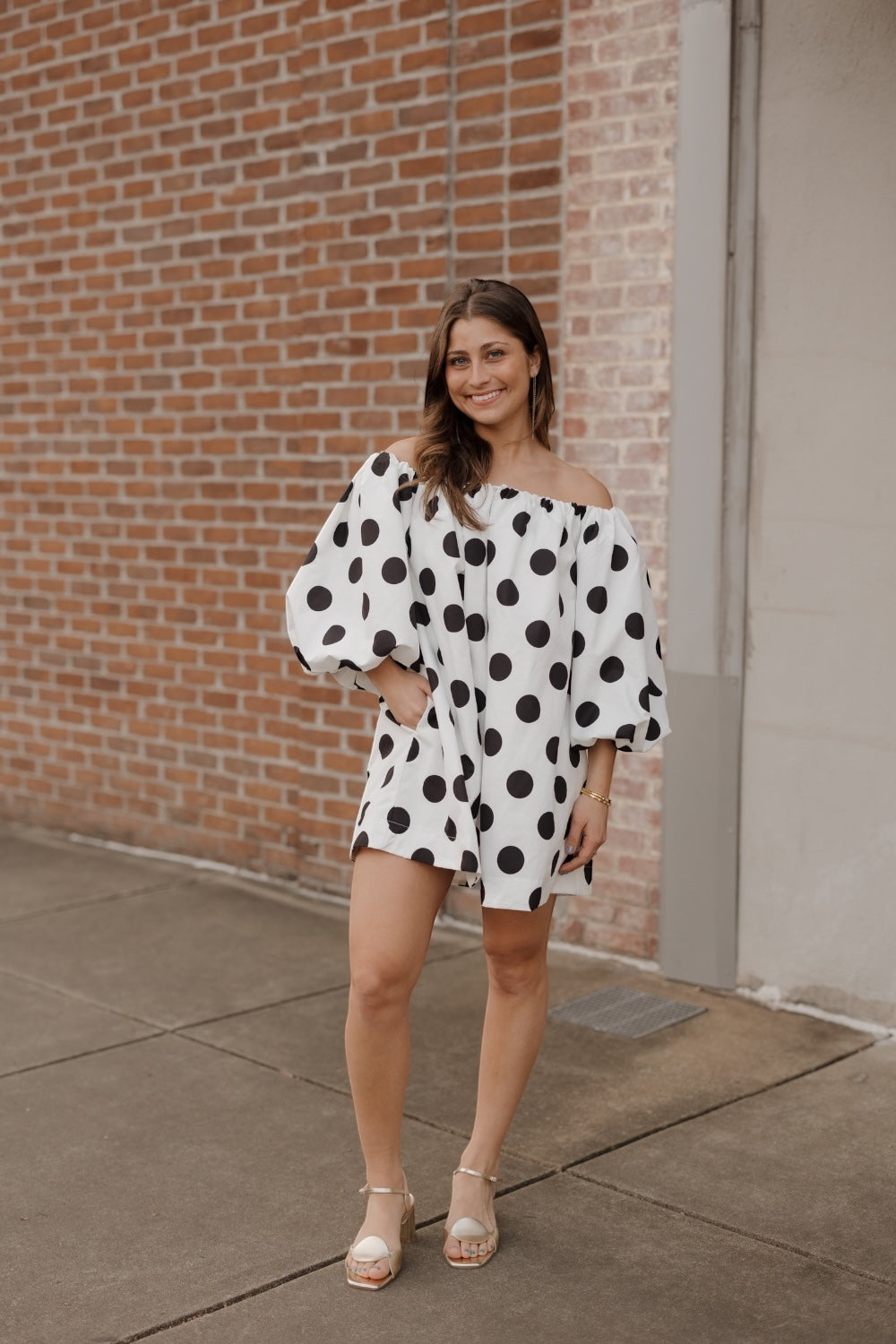 Dottie Polka Dot Bubble Dress