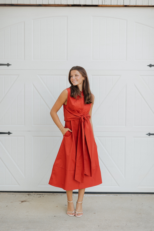 Rust Ember Maxi Dress