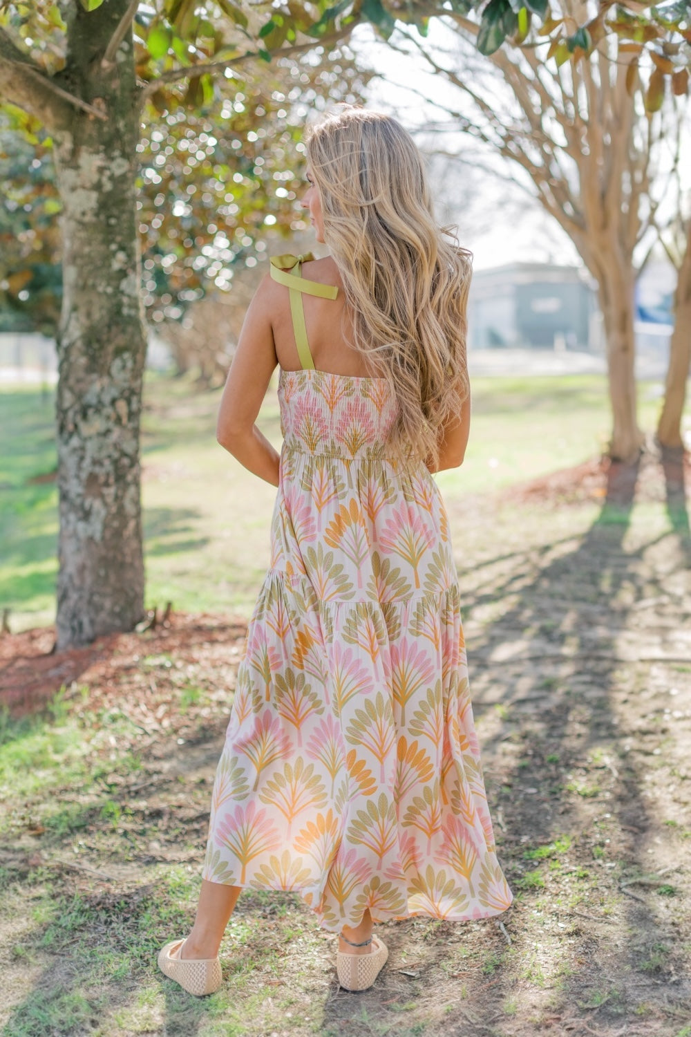 Alexa Spring Palms Maxi Dress