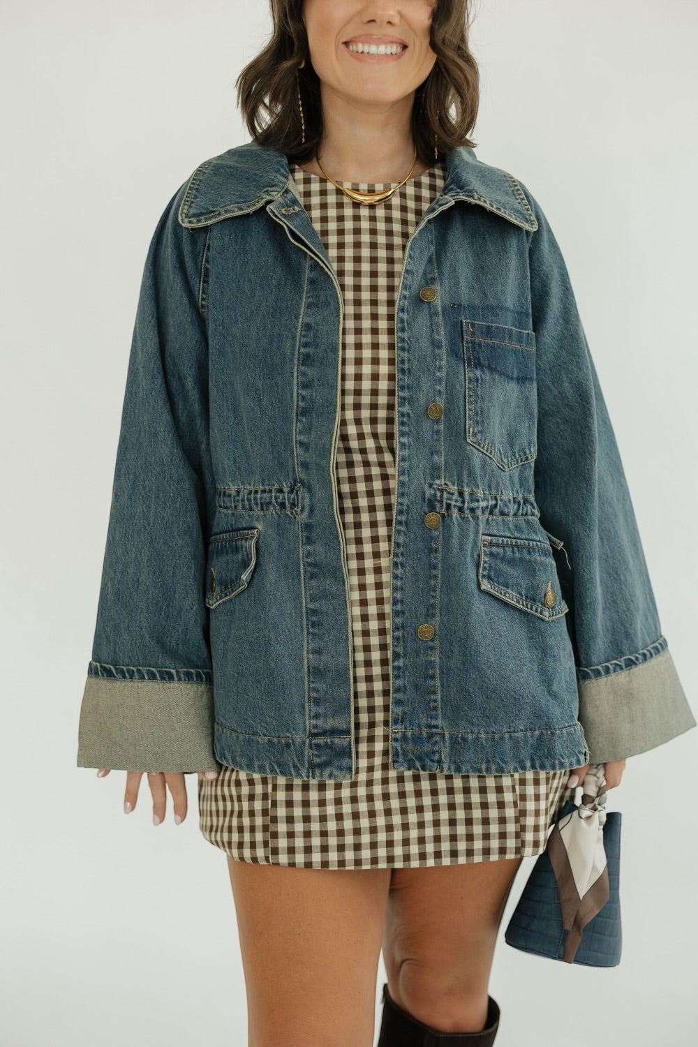 Millie Dark Wash Denim Jacket