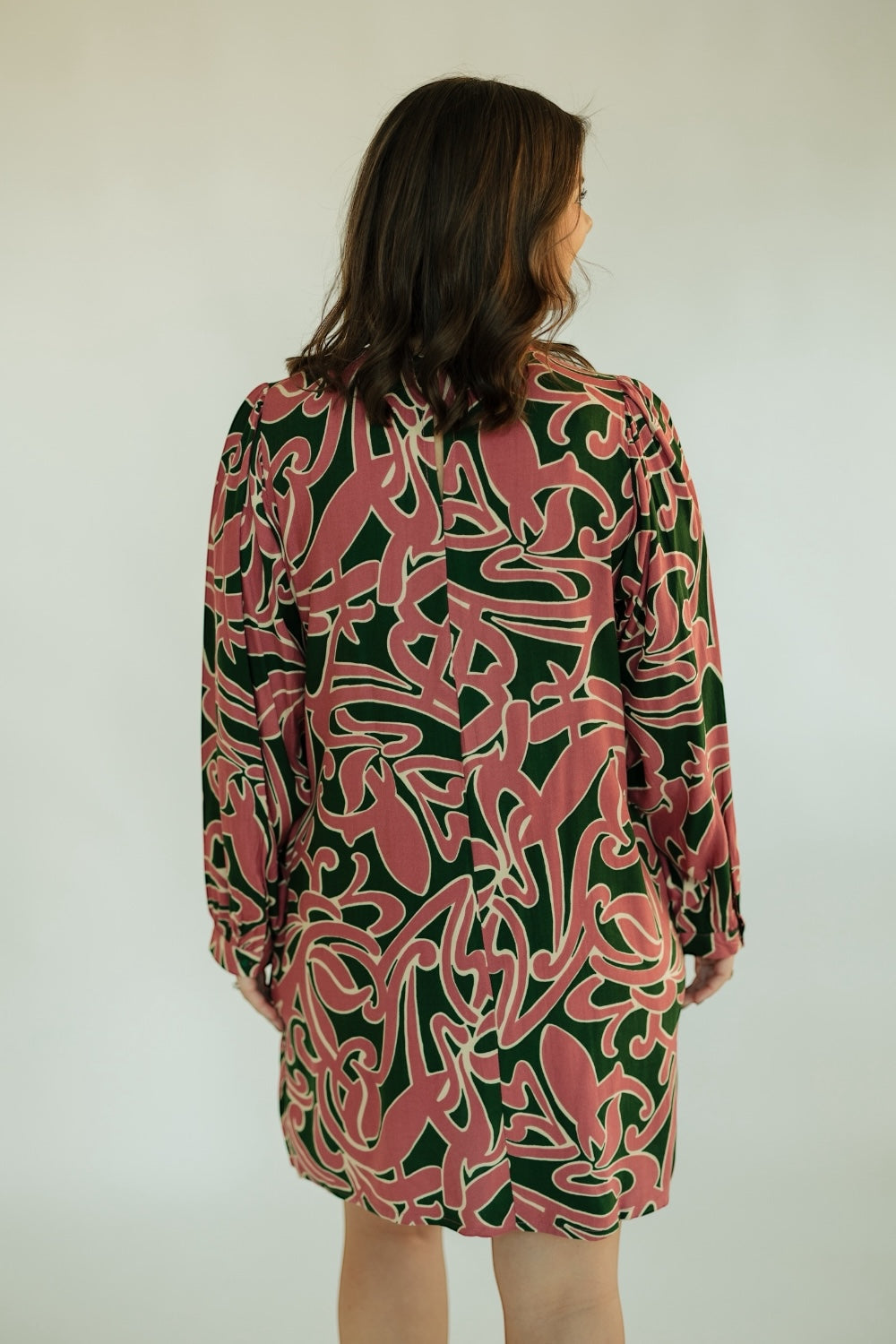 Pastures Printed Mini Dress (XS-XL)