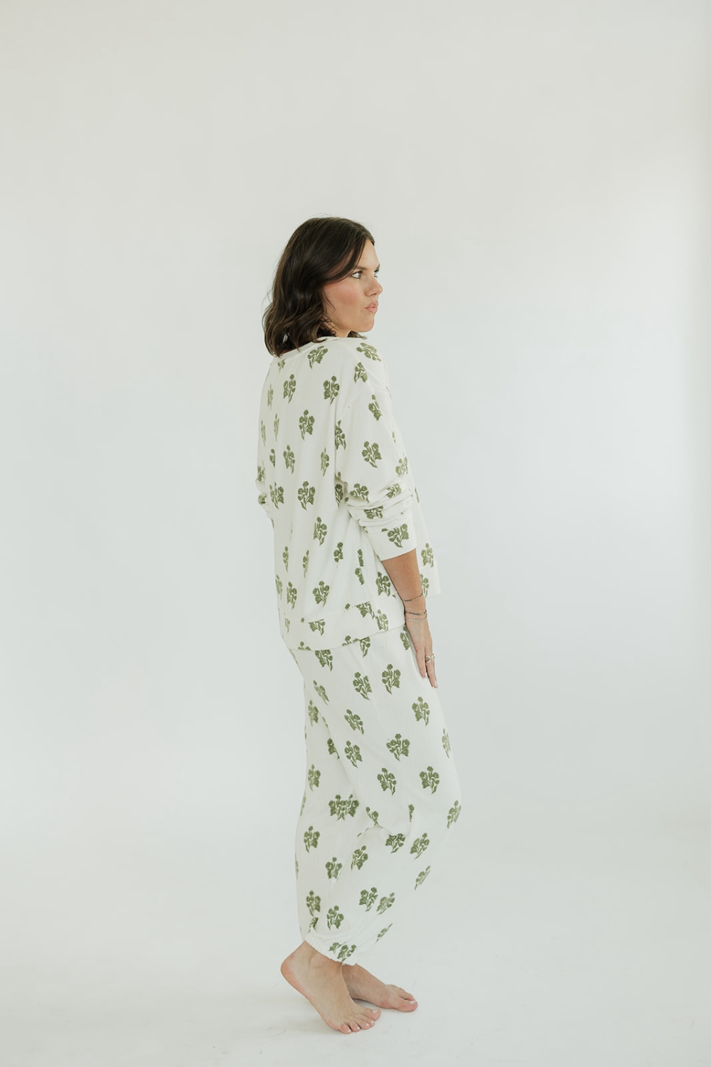 Sophie Jogger Set in Moonlit Grace Ivory (XS-XL)