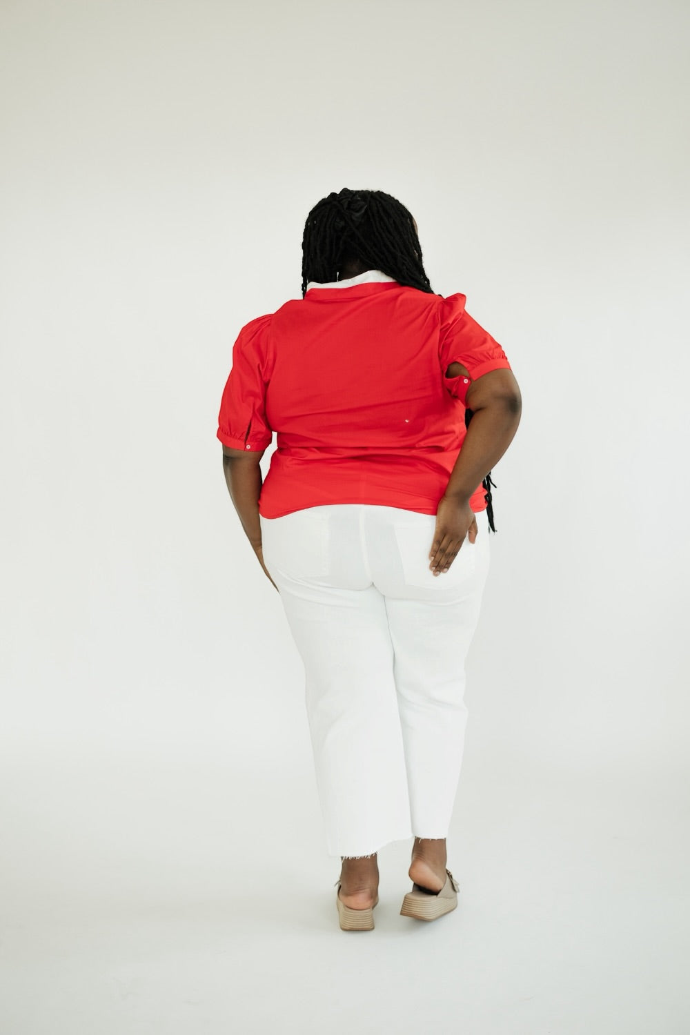 The Tricia Top in Red