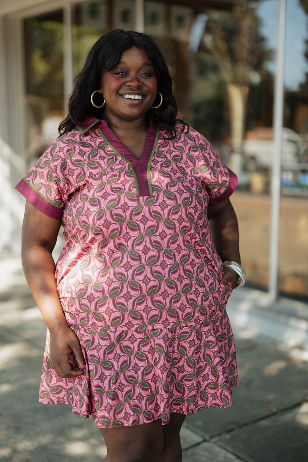 The Wine Down Dress (S-2XL)