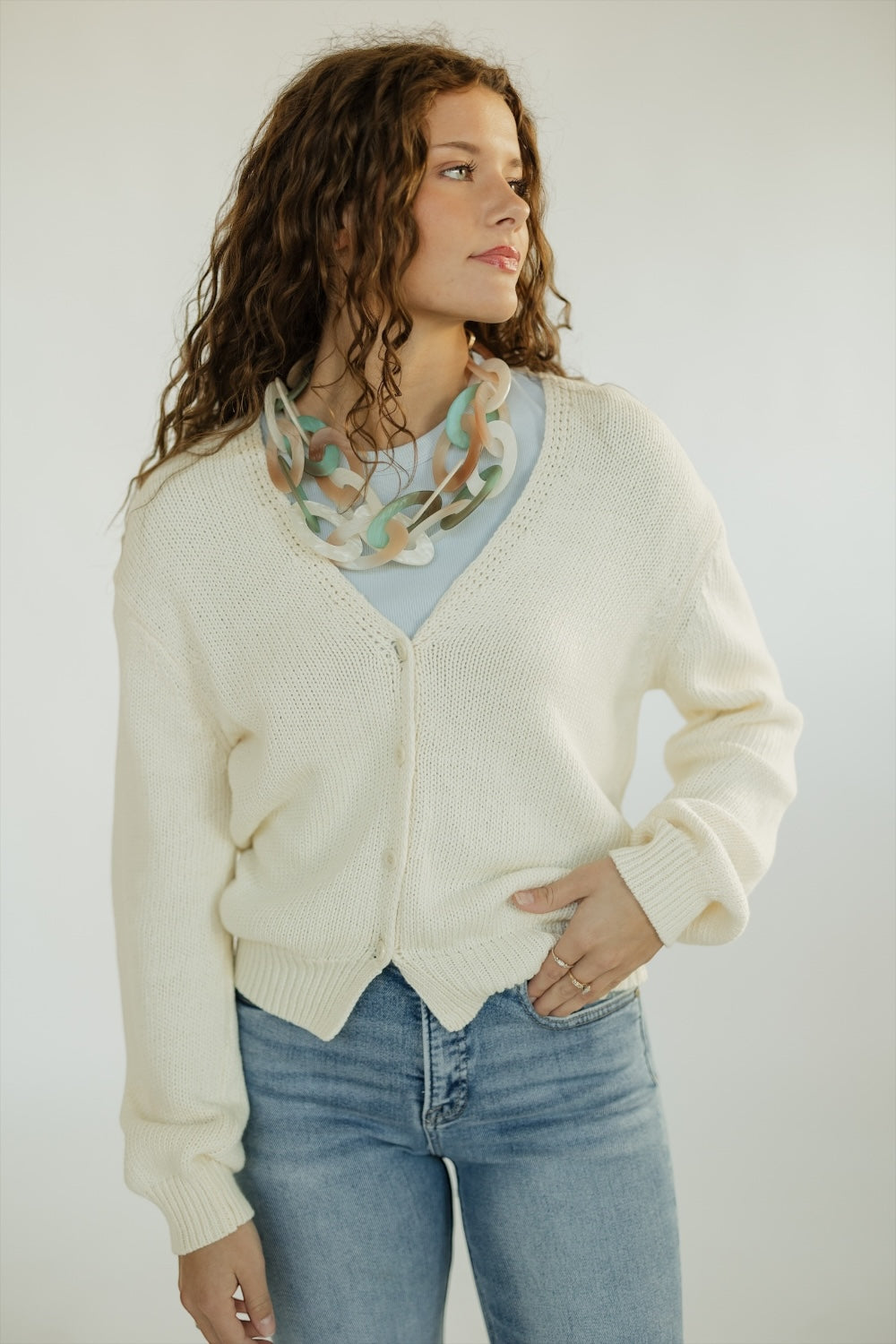 The Layla Cream Cardigan
