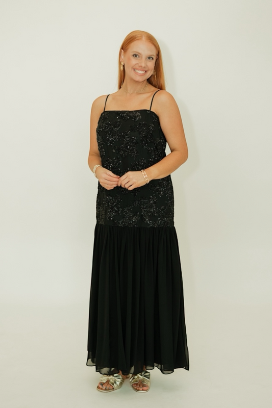 Marissa Drop Waist Sequin Dress