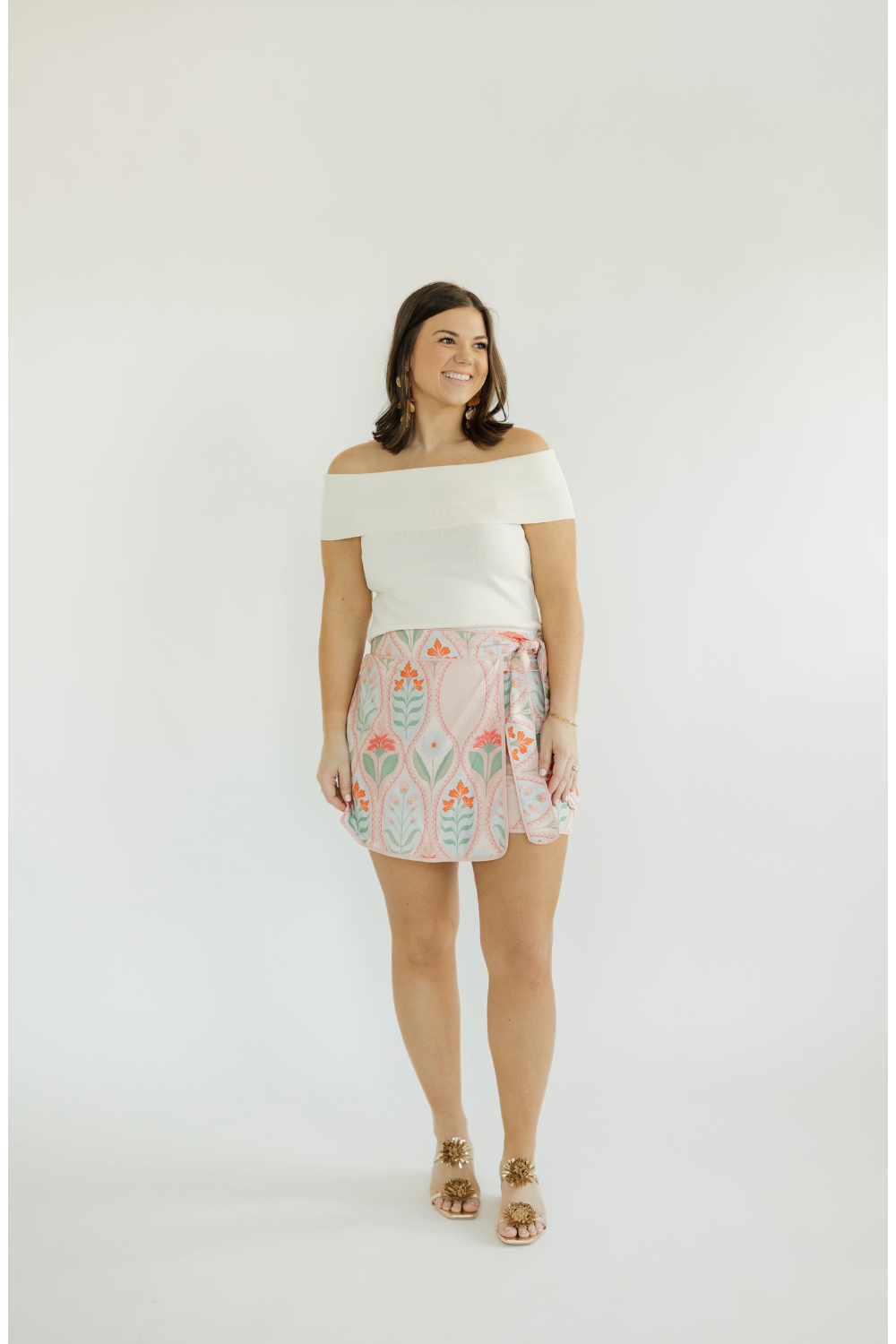 Tilly Petal Trellis Wrap Skirt