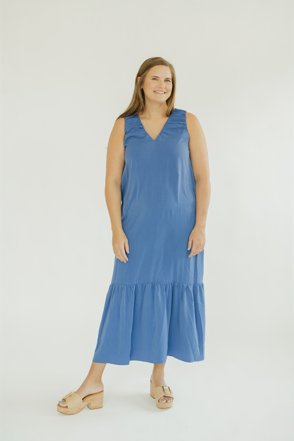 Cassie Cerulean Blue Long Dress (XS-XL)