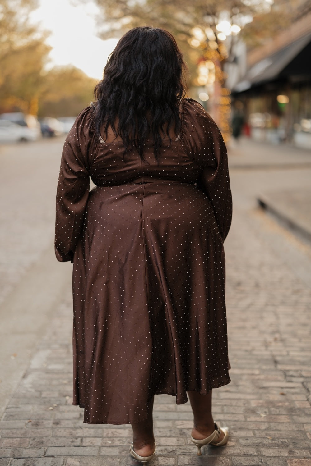 Elaine Brown Embellished Midi Dress (S-3XL)