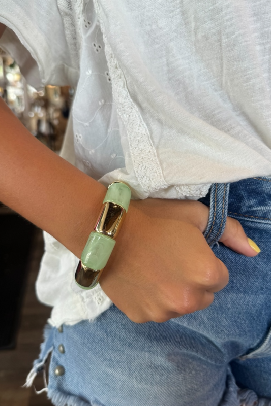 Audrey Bracelet in Lime