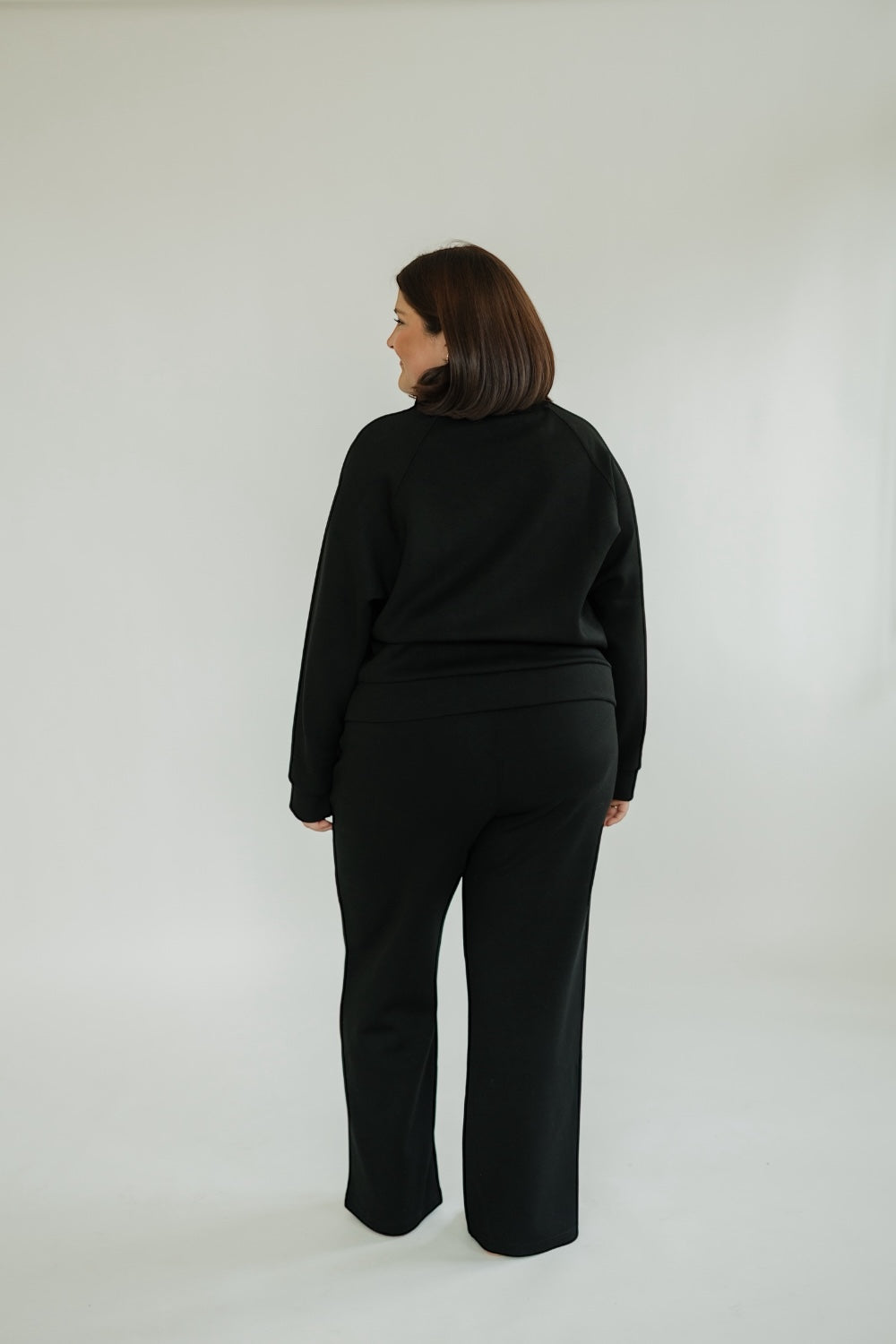 Black Wide Leg SweatPant (XS-XXL)