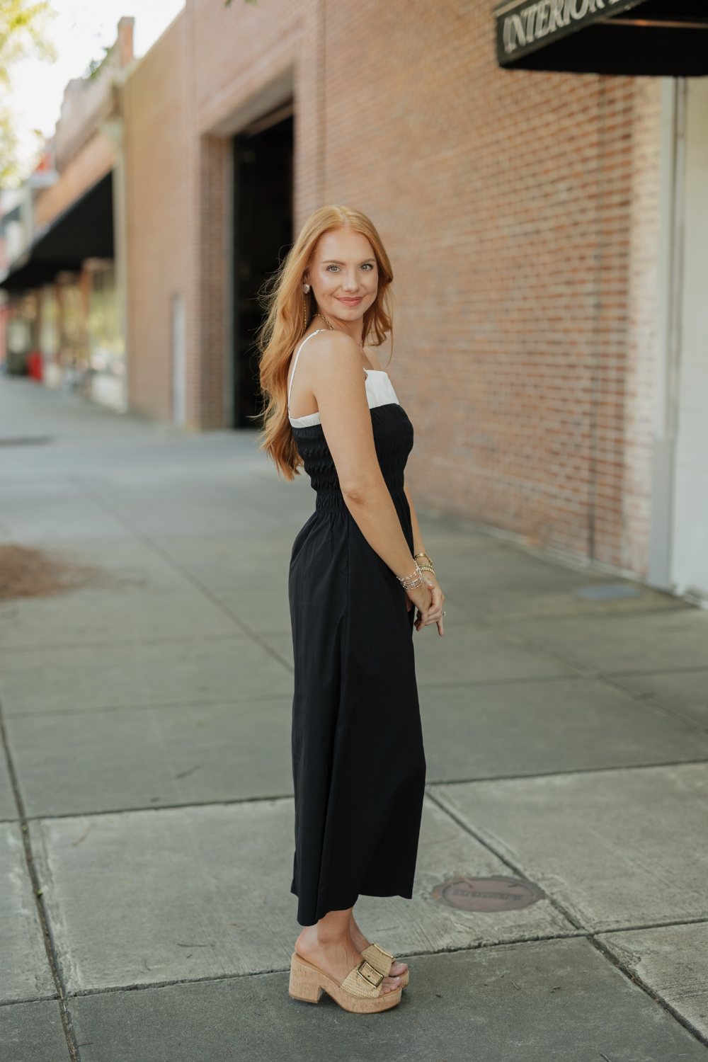 Cara Black & White Maxi Dress (XS-XL)