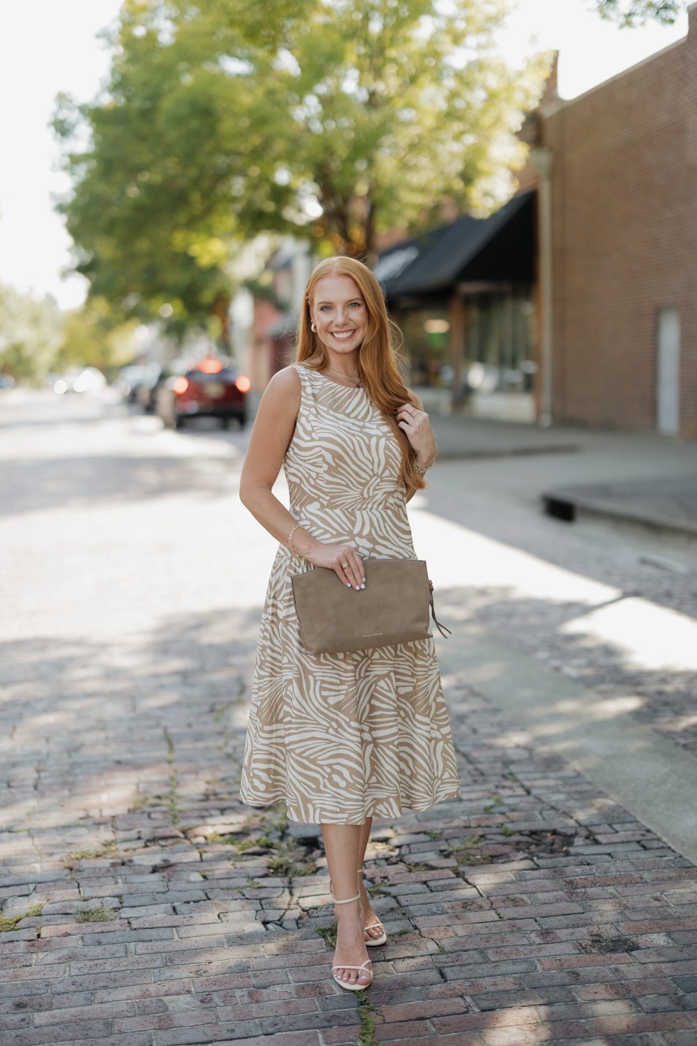Esme Dune Wave Midi Dress
