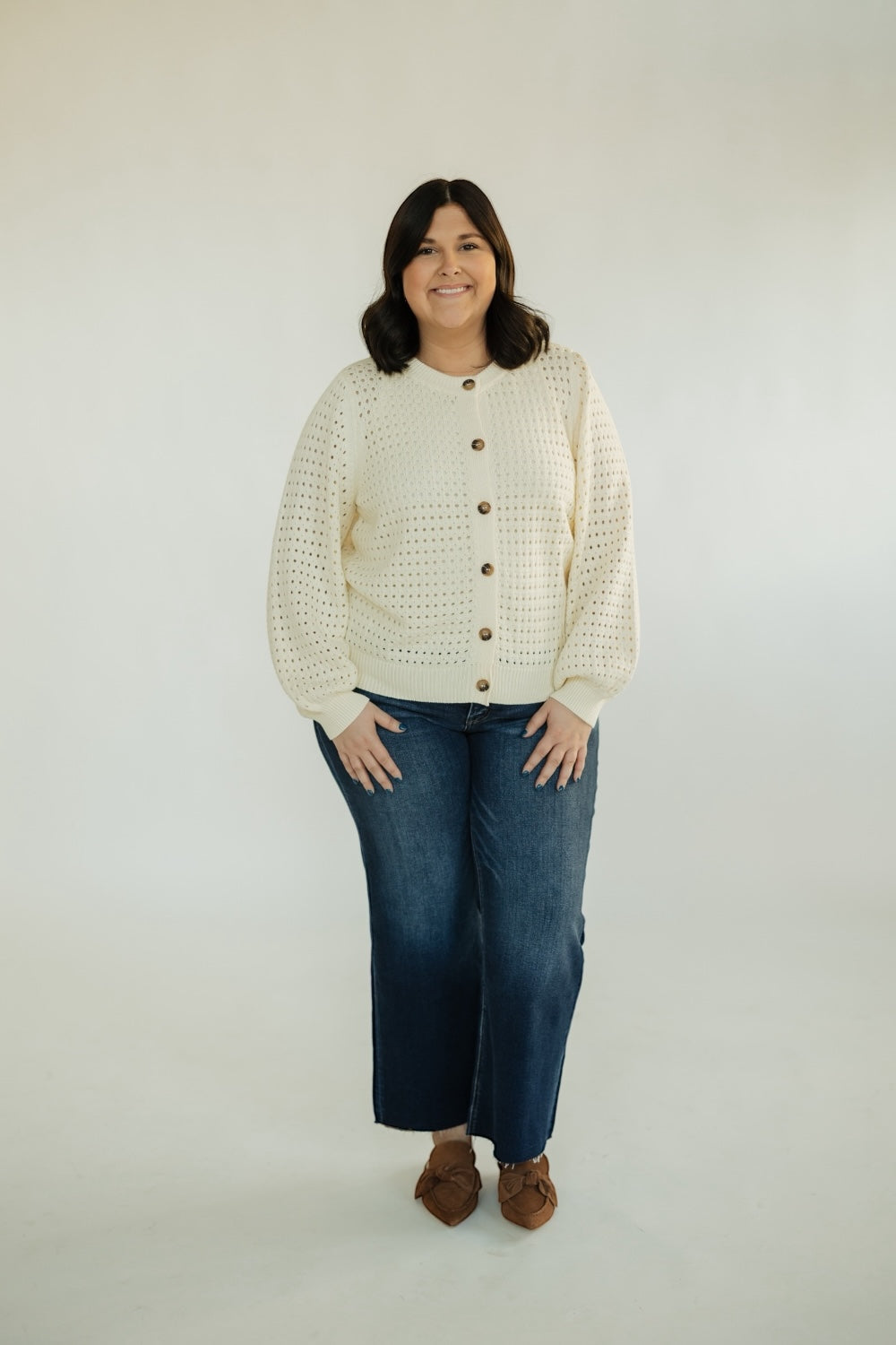 Deffy Button Down Knit Cardigan (XS-3XL)