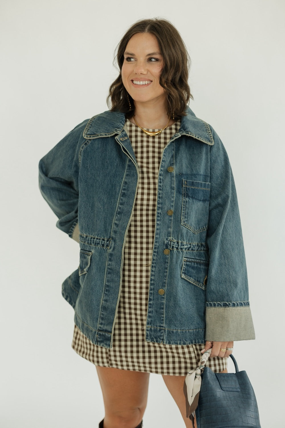 Millie Dark Wash Denim Jacket