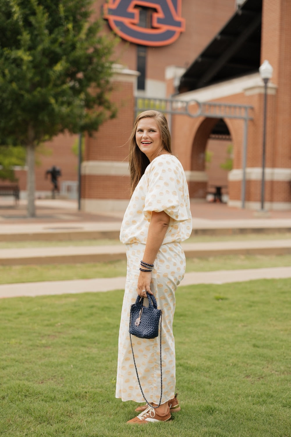 Tatum Honey Drops Bubble Hem Top (S-3XL)